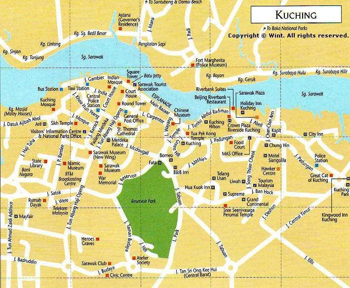 Map Kuching