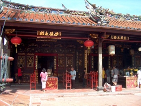 Offerdag in de Chinese tempel.