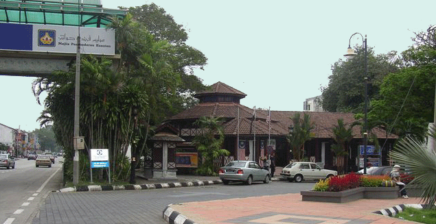 Het toeristenbureau in Kuantan